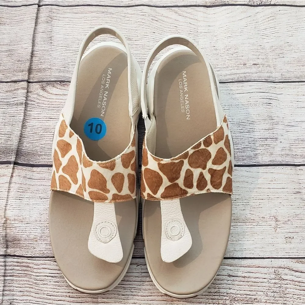 NWOB MARC NASON Giraffe Sandal Platform, Sz 10
